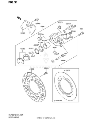 Rear Brake Schematic