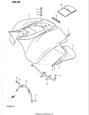 Rear Fender Schematic