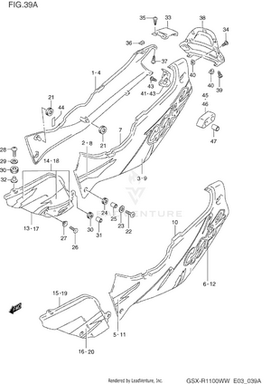 Frame Cover (model R) Schematic