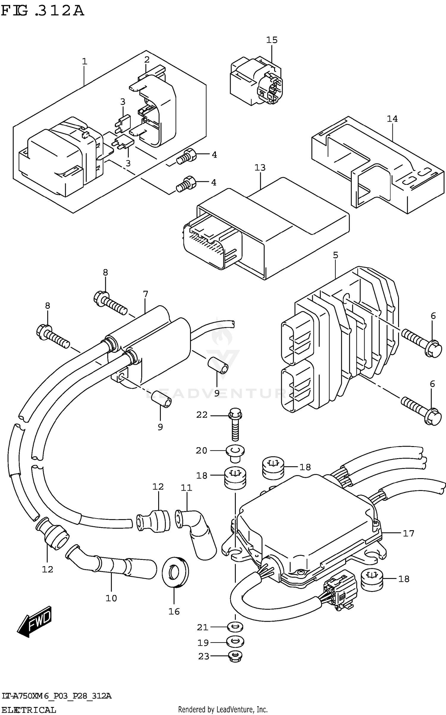 ELECTRICAL ((LT-A750XP,LT-A750XPZ):(P03,P28))
