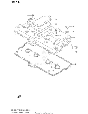 Cylinder Head Cover Schematic