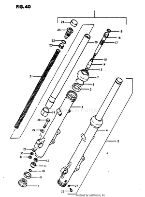 Front Fork Schematic