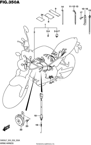 Wiring Harness (sv650l7 E03) Schematic