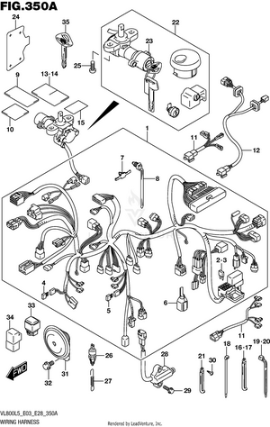 Wiring Harness (vl800l5 E03) Schematic