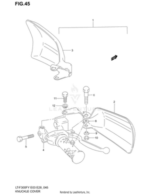 Knuckle Cover (optional) Schematic
