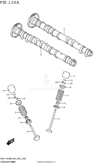 Camshaft/valve Schematic