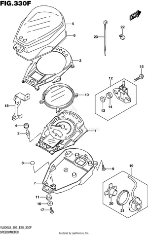 Speedometer (vl800bl5 E28) Schematic