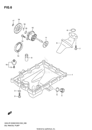 Oil Pan - Oil Pump Schematic