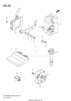 Electrical (gsx-r600l3 E03) Schematic