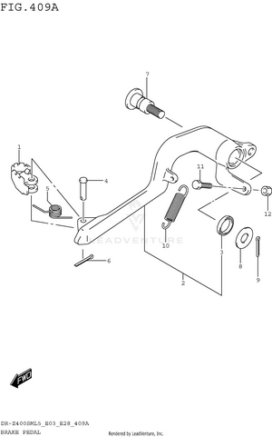 Brake Pedal Schematic
