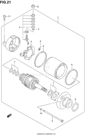 Starting Motor Schematic