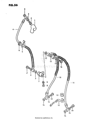 Front Brake Hose Schematic