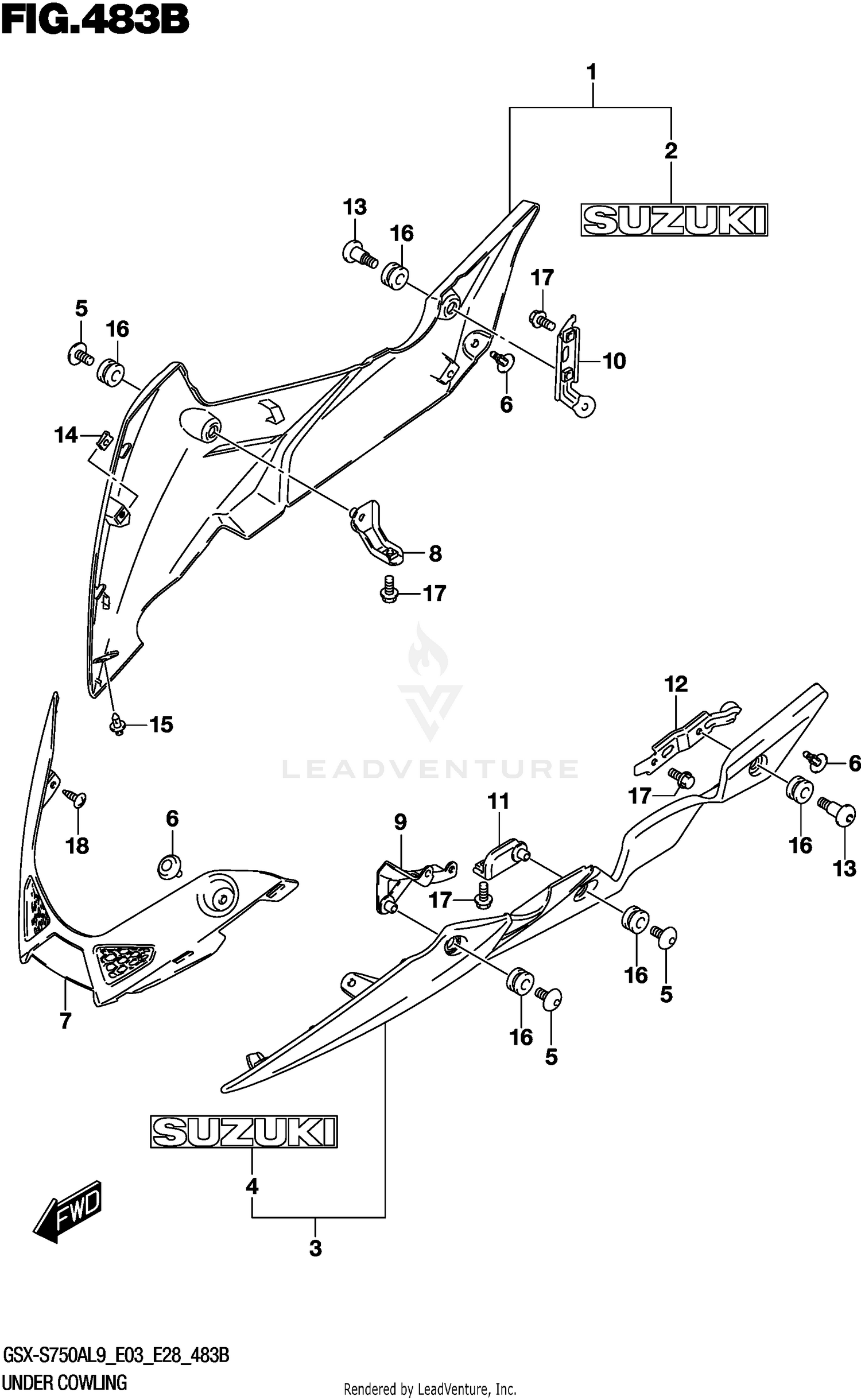 UNDER COWLING (GSX-S750ZL9 E33)