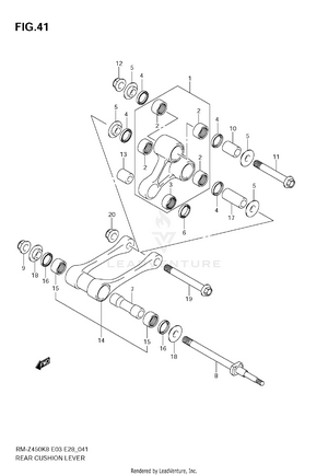Rear Cushion Lever Schematic