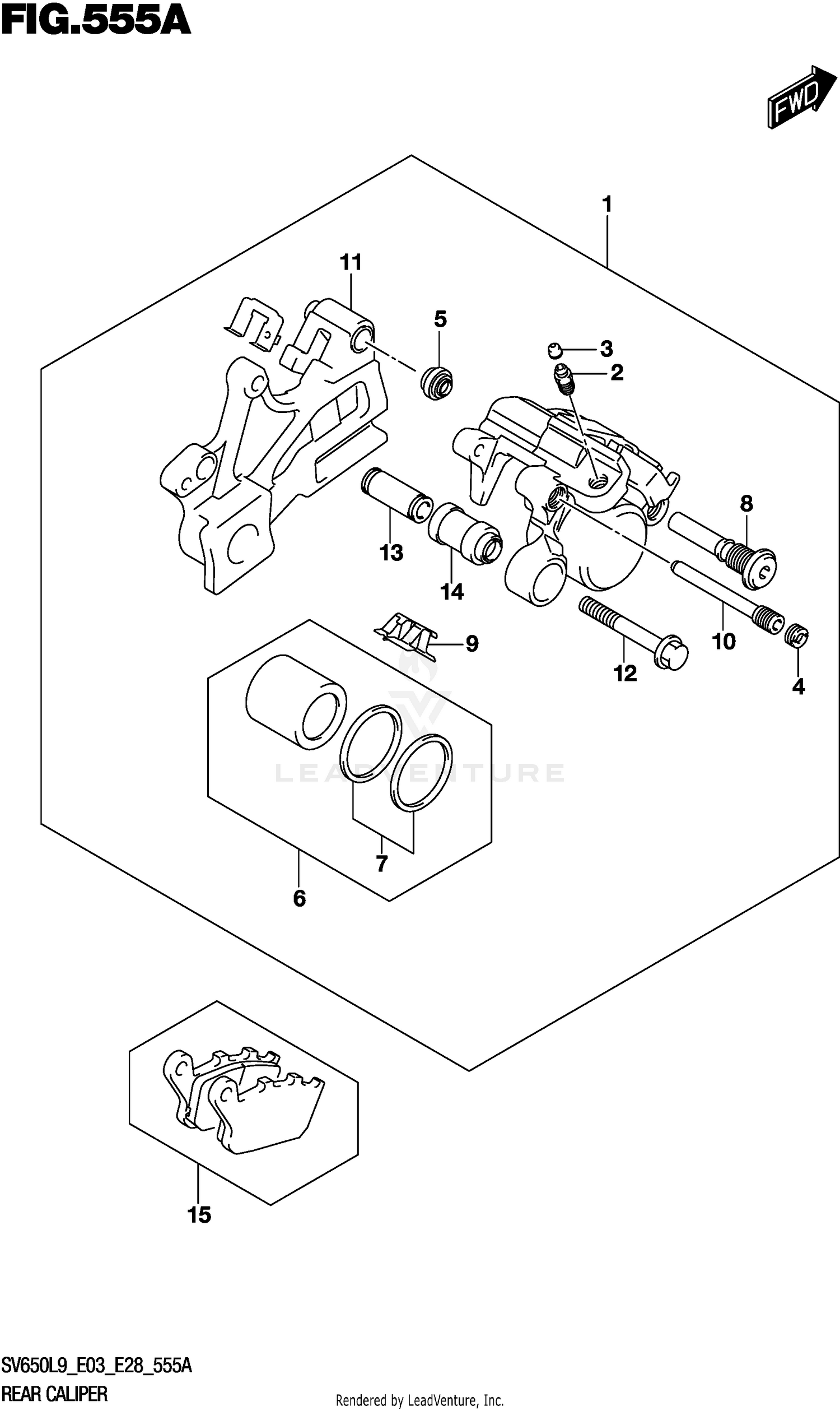 REAR CALIPER