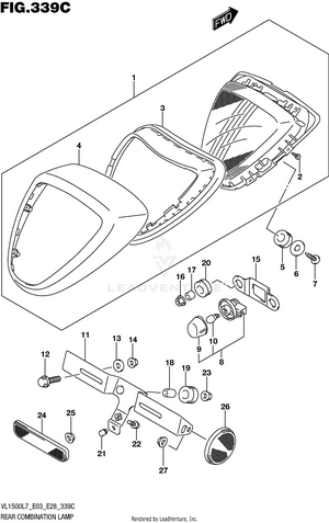 Rear Combination Lamp (vl1500bl7 E33) Schematic