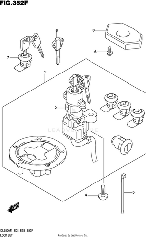 Lock Set (see Note 1) Schematic