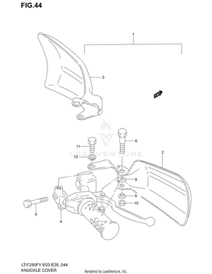 Knuckle Cover (optional) Schematic