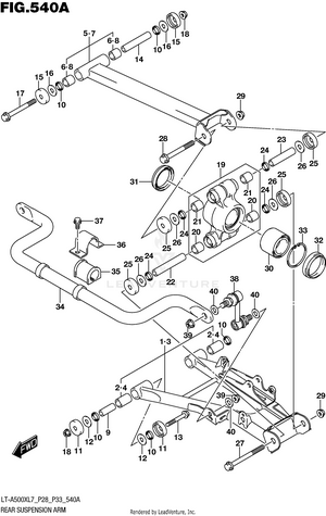 Rear Suspension Arm Schematic