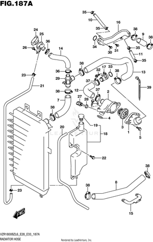 Radiator Hose Schematic