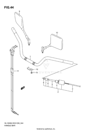 Handlebar (model K2/k3) Schematic