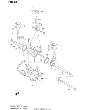 Transmission Lever Schematic