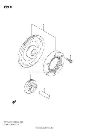 Starter Clutch Schematic