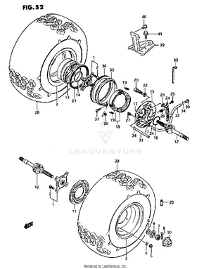Rear Wheel Schematic