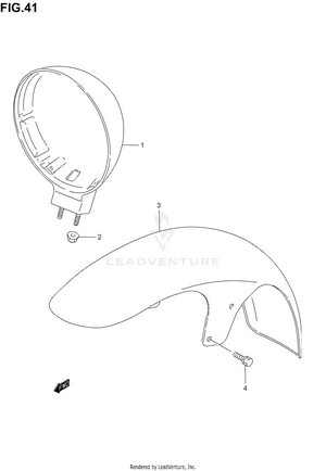 Front Fender Schematic