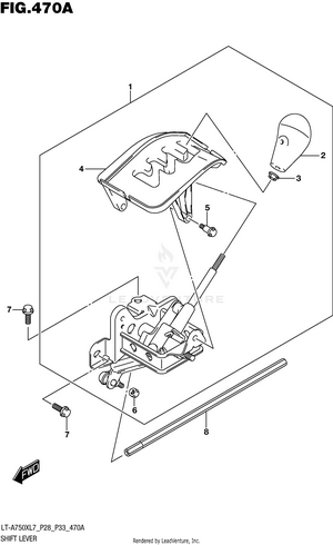 Shift Lever Schematic