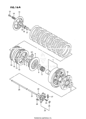 Clutch (model N/p/r/s/t) Schematic