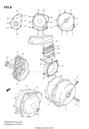 Crankcase Cover Schematic