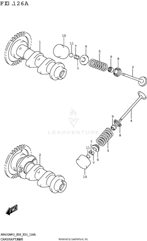 Camshaft/valve Schematic