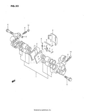 Front Caliper Schematic