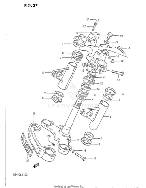 Steering Stem Schematic
