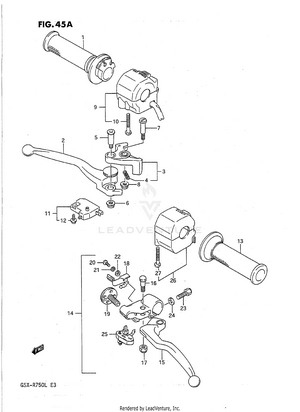 Handle Switch (model K/l) Schematic