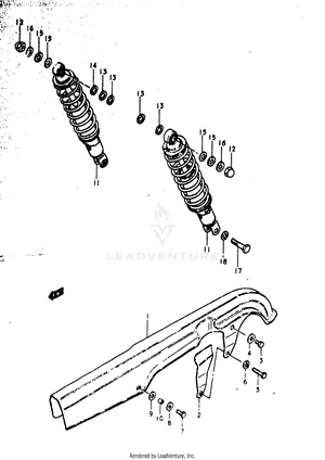 Chain Case - Shock Absorber Schematic