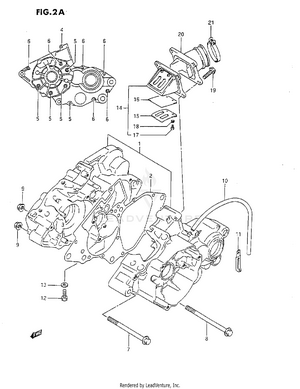 Crankcase (k) Schematic
