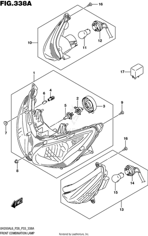 Front Combination Lamp Schematic
