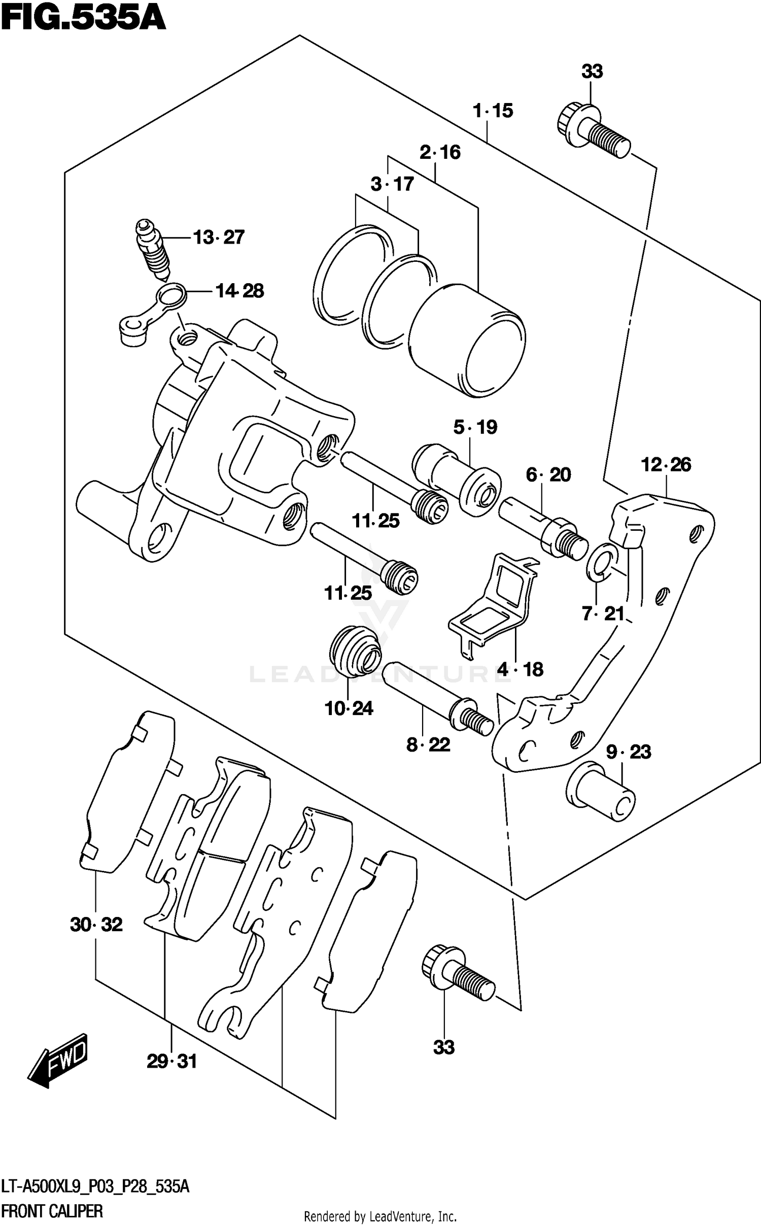 FRONT CALIPER