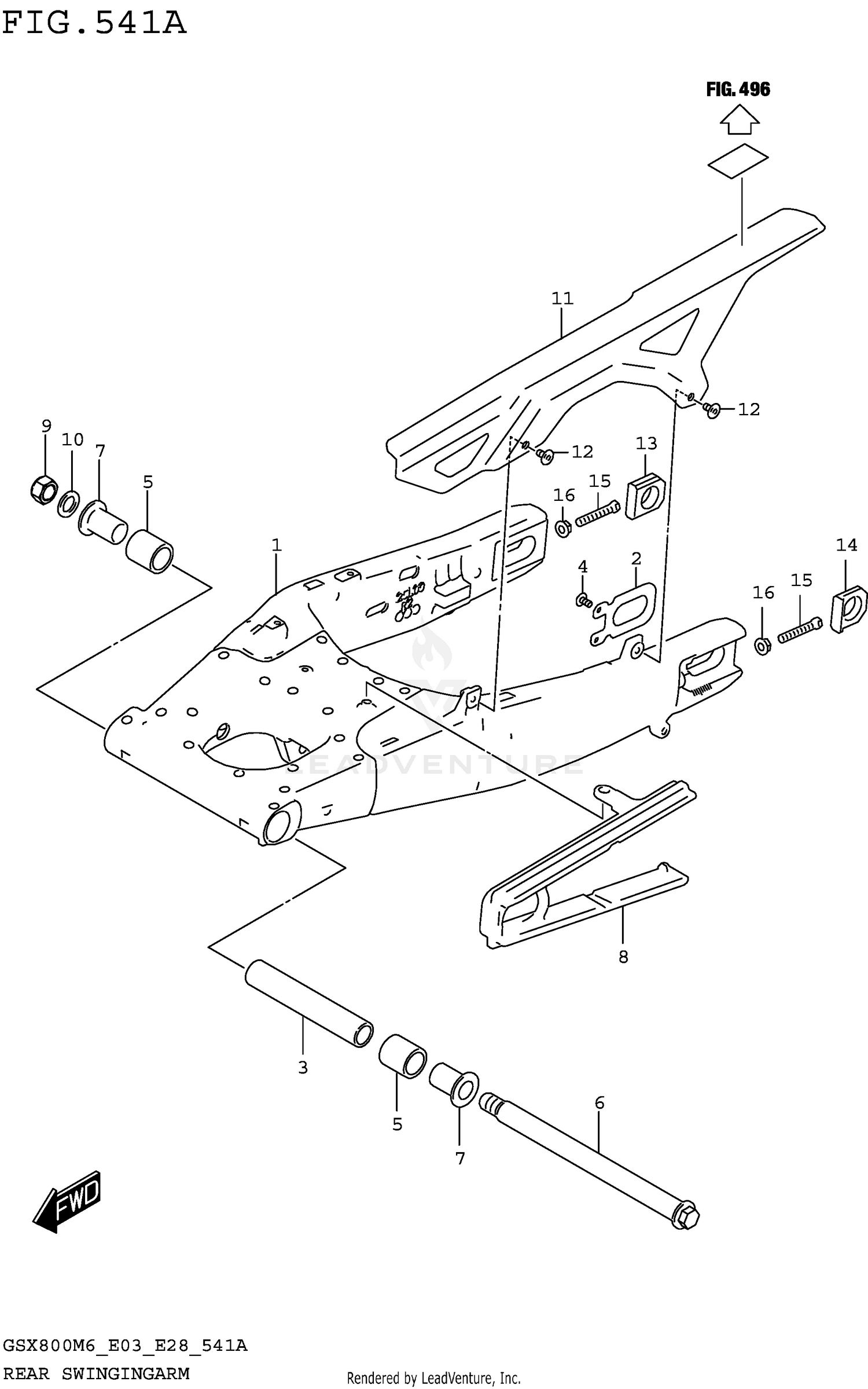 REAR SWINGINGARM