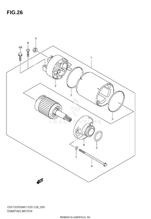 Starting Motor Schematic