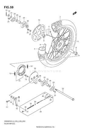 Rear Wheel Schematic