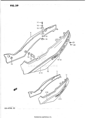 Frame Cover (model J) Schematic