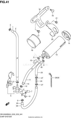 Evap System (dr-z400sml3 E33) Schematic