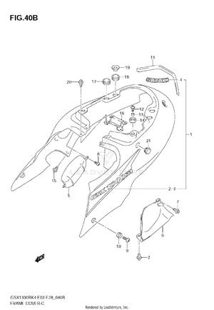 Frame Cover (gsx1300rk6) Schematic