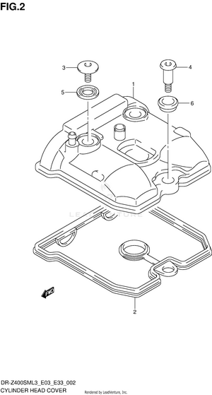 Cylinder Head Cover Schematic