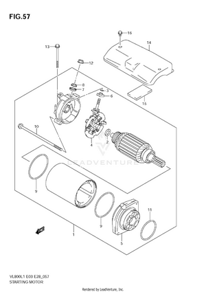 Starting Motor Schematic