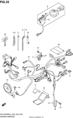 Wiring Harness (dr-d400sml3 E33) Schematic