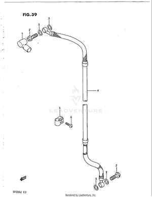 Front Brake Hose Schematic